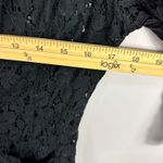 Wet Seal  Blazer M‎ Black Lace Crochet Open Front Floral Sheer Y2K Party Romantic Photo 4