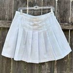 Crown & Ivy Cabana  Plaid Pleated Mini Skirt 14 Photo 1