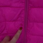 HEAT Lightweight Puffer Jacket Pink Full Zip M Down Feather Blend Size M Photo 3