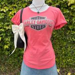 Harley Davidson ✨Pink  sequins t-shirt  Photo 0