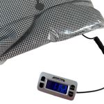 Karl Lagerfeld Women's Three-Button Houndstooth Blazer Jacket Plus 16W Black Photo 10