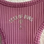 Year of Ours Ribbed Tess Sports Bra Size Small Pink Photo 2