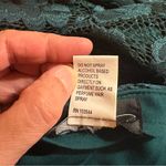 La Femme NWOT  28619 Emerald Lace Rhinestoned Halter Neck Gown Photo 9