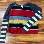 Free People Long Sleeve Multi Color Sweater Photo 0