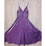 Romwe Nwt  Solid Metallic purple Cami Dress holographic color shifting dress sm Photo 7