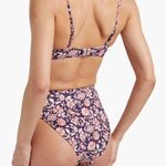 Veronica Beard NWT  Azoia knotted floral-print high-rise bikini briefs Photo 2