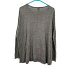 CAbi  Size XS Shirt Gray Heather Long Sleeve Round Neck Casual Cozy Soft Pullover Photo 1