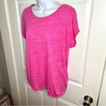Tek Gear  Athletic Short Sleeve Criss Cross Back Tee Workout Tshirt Hot Pink M Photo 7