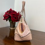 BRANGIO Italy Matte Twinkle Hearts Vegan Leather Handbag Pink Photo 3