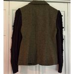 Kensie woolâblend tweed popcorn knit sleeve blazer m Photo 10