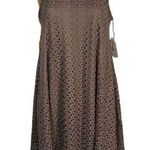 Altar'd State Womens Slip Dress Lace Crochet Lined Sleeveless Brown Medium Photo 0