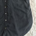 Jachs ‎ Girlfriend Black White Short Sleeve Button Collar Blouse Top Size XXL Photo 2