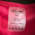 Andrea Iyamah | Red Ruffle Neck Peek-a Boo Cutout One Piece Swimsuit | Size 2XL Photo 3