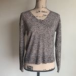 Banana Republic  Leopard Print V-neck Sweater Photo 1