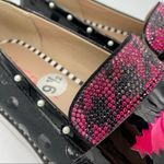 Betsey Johnson rhinestone jewel slip on platform shoes women’s Size 9 1/2 Photo 7