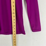 Athleta  Long Sleeve Back Zip Pullover Athletic Long Sleeve Medium Pink Photo 3