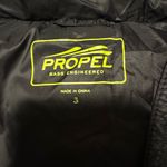 Black Quilted Insulated Vest with High Collar Photo 2