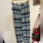 Missoni NWT  KNIT PANTS BLUE WHITE Photo 6