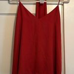 Contempo Casuals  | Red Spagetti Strapped Tank Top Partly Lined Size XL Photo 0