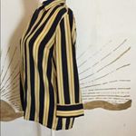 EXPRESS Women’s Career Fashion Sleek Striped Button Up Blouse Photo 2