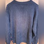 Casual Corner Pullover Christmas Holiday Sweater Size S‎ Black Photo 4