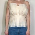 Cloud Ten  Bridal Cream Flirty Top Size Large Photo 0