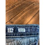 Miss Me  Cropped Embellished Jeans Women 28 Dark Wash Fringe Western Cowgirl Boho Photo 3