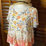 Coco + Jaimeson  Bali Floral Babydoll Blouse Photo 0