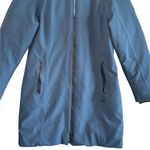 Eddie Bauer Women's Sz Medium Olympia Waterproof Down Hooded Stadium Coat Photo 6