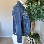 Lucky Brand “Tomboy Trucker” Denim Blue Jean Jacket Photo 3