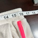 Sundry Faux Sherpa Sweatpants Neon Stripe On Cream Size 4 (XL) Cozy Pilates Photo 7