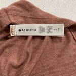 Athleta Sleeveless Tank Top Small Terracotta Brown Lightweight Lounge Activewear Photo 3