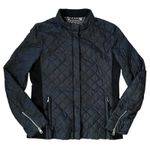 Max Mara  Weekend Black Quilted Nylon Tech Fabric High Neck Puffer Coat Jacket Photo 1