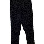 Balance Athletica Lux Pant Panther Black Velvet Leopard Print Leggings XS Photo 0