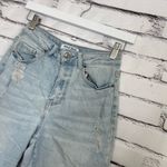 Wax Jean Collection Straight Leg Jeans Light Wash Distressed 3/26 Y2K Vintage Photo 6