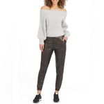 Spanx  Leather-Like Faux Leather Jogger‎ Pants Joggers in Noir Black Size Medium Photo 8