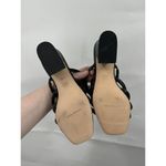 Donald Pliner Donald J. Pliner Sandal Heels Women 7.5 Black Reptile‎ Snake Print Block Chunky Photo 1