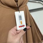 Calvin Klein NWT  Jeans Women's One Shoulder Turtleneck Top Brown Size Small Photo 4