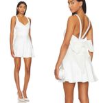 Show Me Your Mumu  Charlotte Bow Mini Dress White Sz Small Bridal shower attire Photo 5