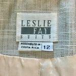 Leslie Fay  Suits Vintage Gray Checkered Jacket Blazer Womens 12 Photo 9