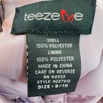 Teeze Me Size 9/10 Rose Shimmering Glitter Sleeveless Strapless Mini Dress Photo 8