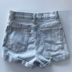 American Apparel  Railroad Stripe Cuffed Hem Shorts Size 26 Photo 8