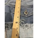 Ashley Stewart  Women's 18/20 button cropped denim long sleeve jacket NWT Photo 3