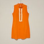 Spartina 449 Serena embroidered Half Zip sleeveless Dress Orange Size large Photo 1