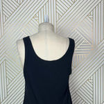 James Perse Dropped Waist Blouson Tank Dress Black Size 4 / XL Photo 6