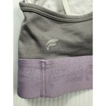 Fabletics  Sports Bra Light Support Cross Back Gray Purple Athleisure S‎ Photo 4
