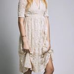Free People Mountain Laurel Lace Dress midi size 4 romantic whimsical whimsygoth Halloween Photo 1