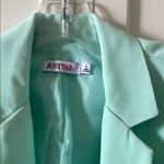 JustFab Women’s Mint Green Blazer w/ Shoulder Pads - Size Medium Photo 1