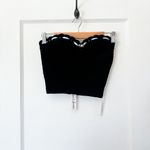 For Love & Lemons | NWT Kelsey Crochet Knit Mini Skirt and Top Set in Black SML Photo 7