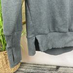 Apana  Gray  Long Sleeve Cowl Drape Neck Sweatshirt L Large Photo 2